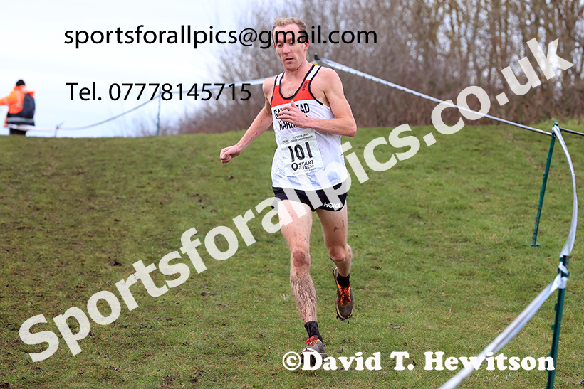 Senior mens 2024 NECAA Cross Country Champs., Temple Park, South Shields. Photo: David T. Hewitson/Sports for All Pics